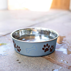 Stainless steel cat bowl - spill proof cat bowl, essential items for cats and pets