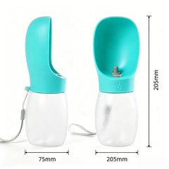 300ML Dog Water Bottle Portable Pet Water Dispenser For Small Big Dogs Cat Walking Outdoor Travel Leakproof Drinking Bowl Feeder
