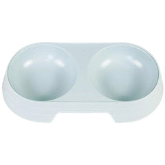 Pet Double Bowl Dog Bowl Cat and Dog Drinking and Eating Dual purpose Rice Bowl Pet Supplies Cat Feeder