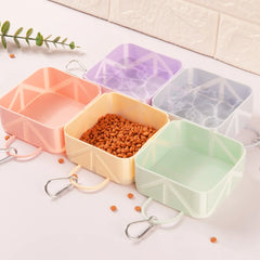 Silicone Foldable Pet Travel Bowl: Portable Dog and Cat Bowl for Outdoor Food and Water - Camping, Hiking, and Outing Use