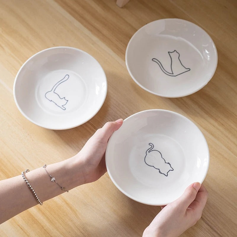 Pet minimalist feeding dish