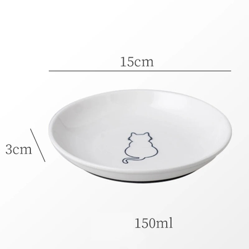 Pet minimalist feeding dish