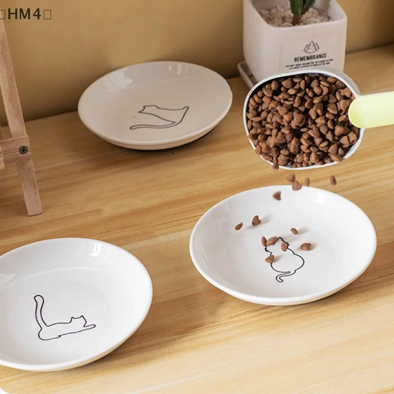 Pet minimalist feeding dish