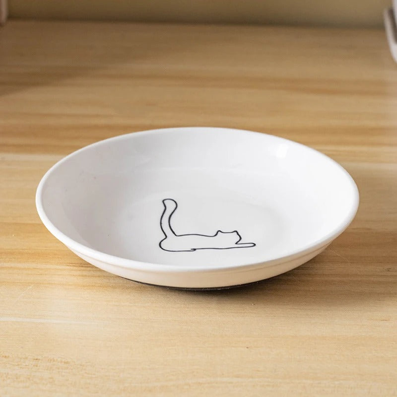 Pet minimalist feeding dish