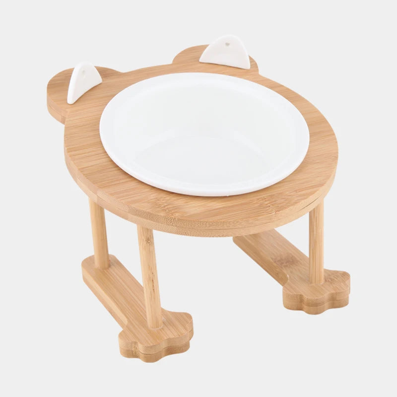 Ceramic cat bowl dog bowl single/double pet bowl cat/dog feeder