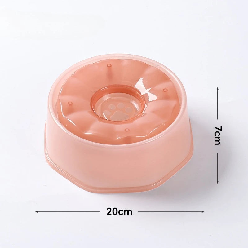 1200ML Summer Pet Cooling Bowl Water Bowl Non Wet Mouth Pet Drinking Bowl Portable