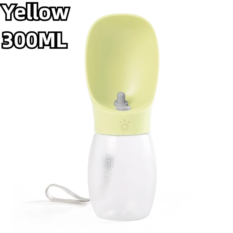 300ML Dog Water Bottle Portable Pet Water Dispenser For Small Big Dogs Cat Walking Outdoor Travel Leakproof Drinking Bowl Feeder