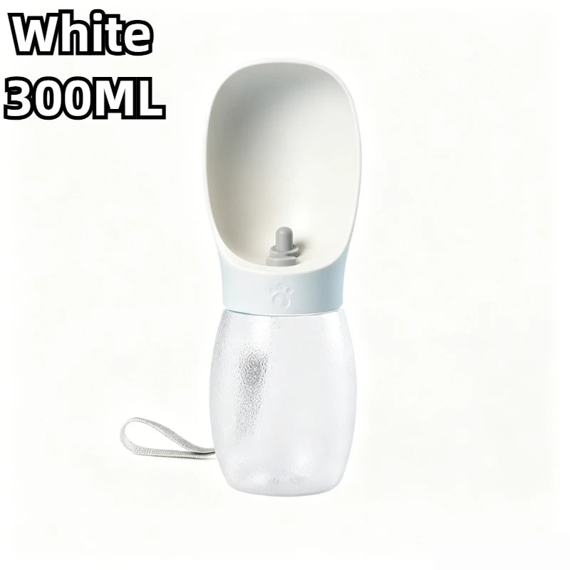300ML Dog Water Bottle Portable Pet Water Dispenser For Small Big Dogs Cat Walking Outdoor Travel Leakproof Drinking Bowl Feeder