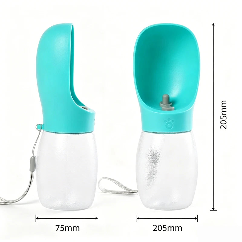 300ML Dog Water Bottle Portable Pet Water Dispenser For Small Big Dogs Cat Walking Outdoor Travel Leakproof Drinking Bowl Feeder
