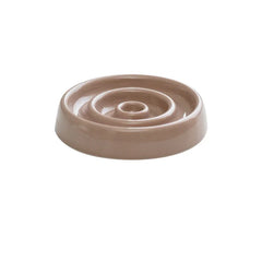 Ceramic anti drum pet feeding container - slow feeding bowl for dogs and cats to prevent rapid feeding