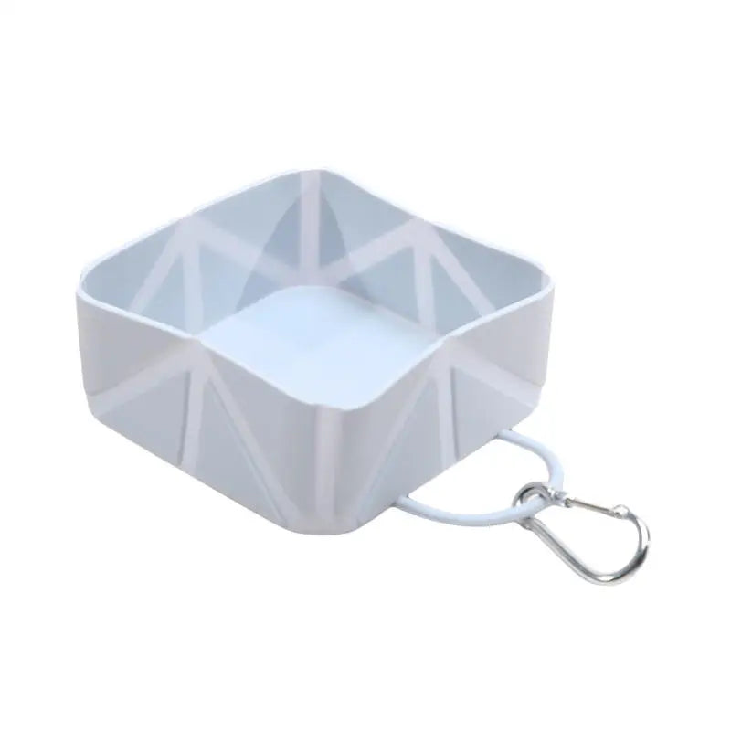 Travel pet accessories, lightweight, anti slip, foldable pet bowl, hiking buckle