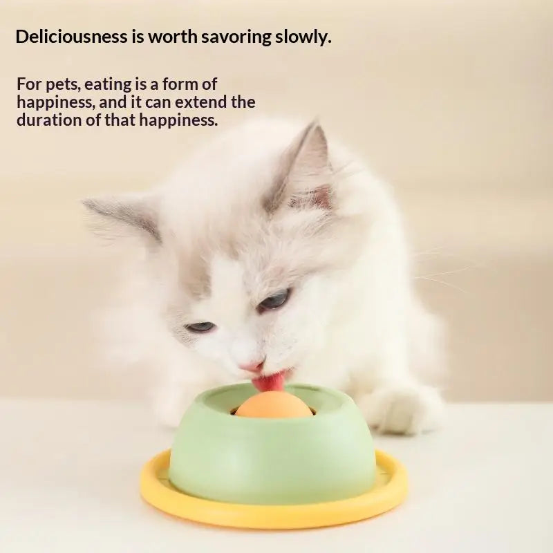 Pet Licking Pad Yogurt Licking Plate Dog Cat Slow Feeding Machine - Interactive Snack Bowl