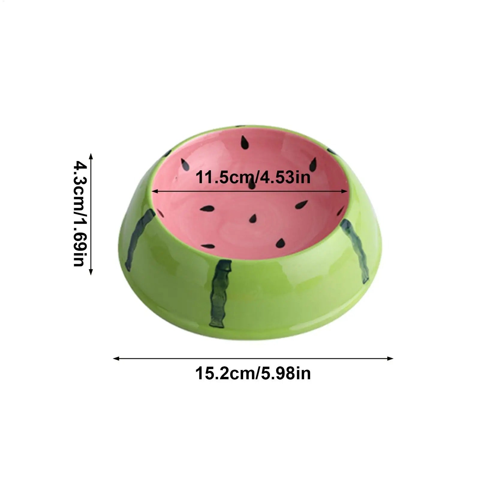 Fruit patterned pet feeding bowl